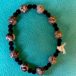 Black and grey bracelet